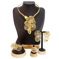 MEIZI JEWELRY Fashion and Half Circle White Zirconia Gold Silver Jewelry Sets Ladies Exquisite Banquet Dating Wedding Jewelry