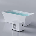 Icegalax Luxury Bathroom Acrylic Ice Bath Tub for Cold Water Therapy Freestanding SPA Bathtub Fitness Recovery Cold Plunge Tub