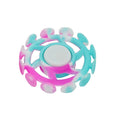 Factory Custom Wholesale BPA Free Food Grade Silicone Kids Fidget Toys Suction Cup Finger Fidget Spinner for Boys and Girls