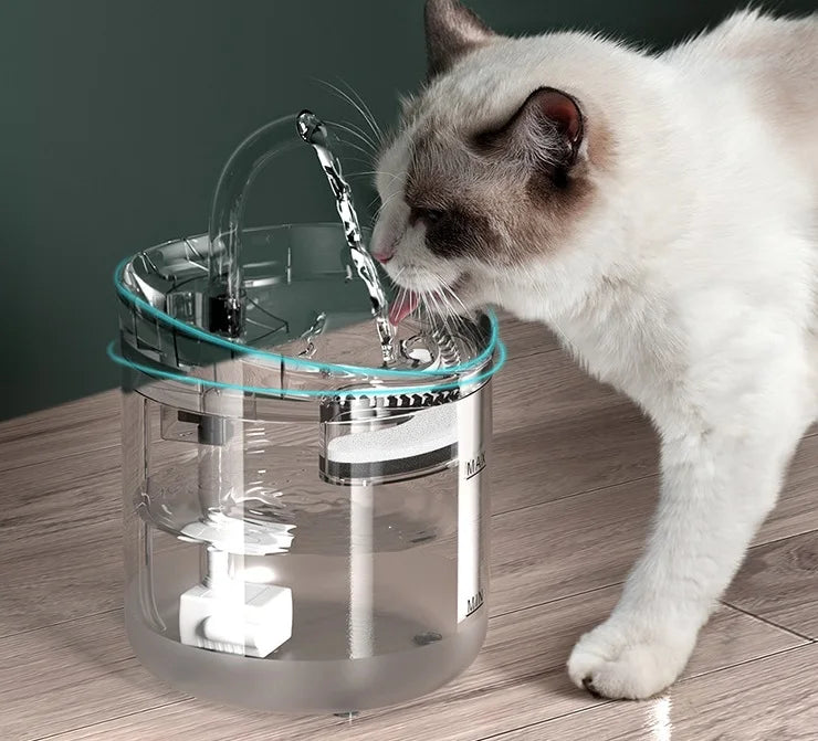 USB Charge Smart Automatic Pet Water Dispenser Cat Water Fountain Filter Water Fountain Mascotas Cat Pet Drinking