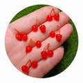 Simulation Mixed Blueberry Cherry Mulberry Fruits Artificial Model Decor Play Accessories Shaker Slime Filling Charms