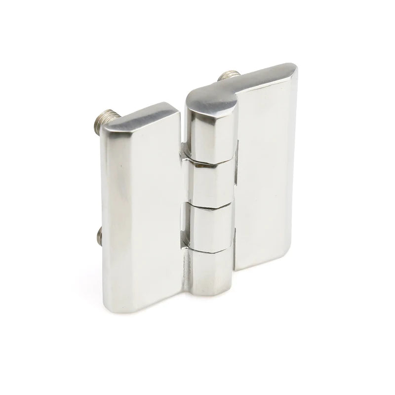 COFIY Industrial-Style Stainless Steel 304 Heavy Cabinet Door External Butt Hinge 180 Opening Angle 8MM Thickness Polished
