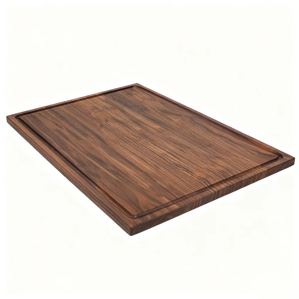 Black Walnut Wood Cutting Board Eco-Friendly Rectangle Chopping Board for Kitchen Bathroom Customizable Size Disposable Box