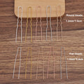 200PCS/bag 6.4cm 7.5cm Classical U Shape Metal Hair Forks Plain Hair Sticks Hairpins for DIY Bun-Heads Silver Golden Rose Gold