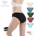 Shanhao Ready to Ship Adjustable Leakproof Panties Organic Cotton Bragas Menstruales Bamboo Menstrual Period Panties for Women