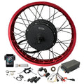 High Power 150mm Dropout 72V 96V Brushless QS Hub Motor 3000W 5000W 8000W Ebike Kit E Bike Conversion Kit with Colorful Wheelrim