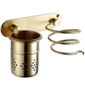 Stainless Steel Wall Mounted Non-Folding Hair Dryer Rack & Holder