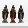 Metal Crafts Religious Decoration Virgin Mary Our Lady Figurine Car Home Desktop Ornaments Catholic Crafts