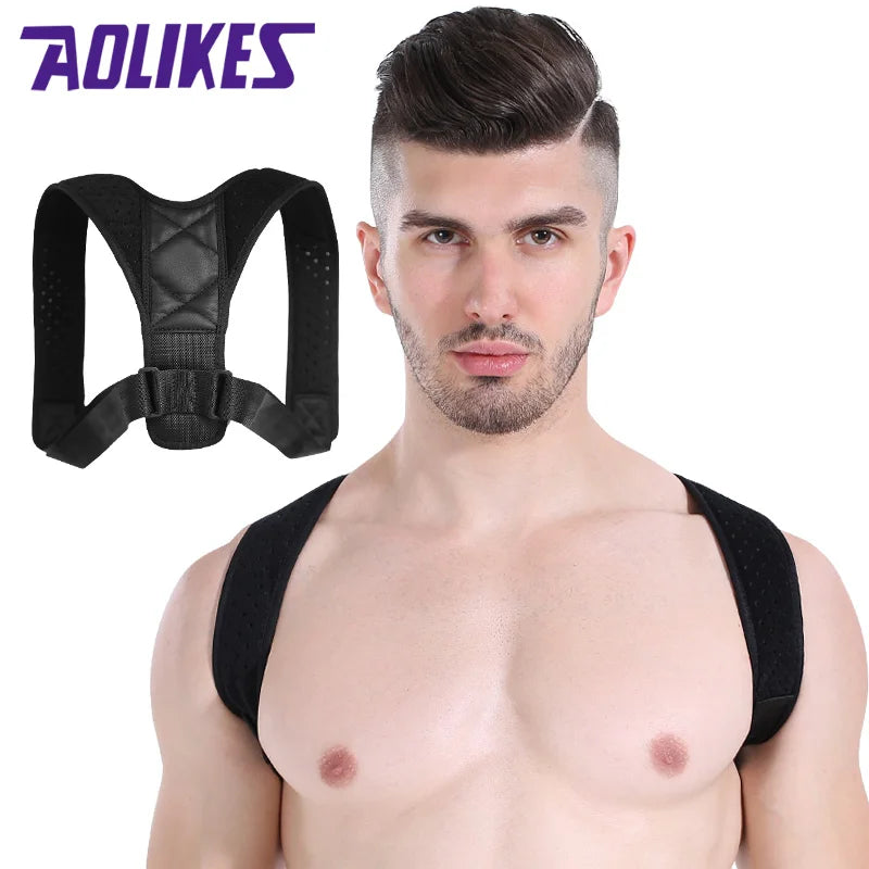 Shoulder Support Back Posture Corrective Brace Back Support Customized Logo Posture Corrector for Women and Men Aolikes 3101B