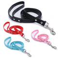 Wholesale PU Leather Plain Pet Dog Traction Rope Leash Manufacturers