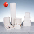 ChenLu CL-8028 Pure White Luxury Jewelry Box | High-End PU Leather Rings Pendants Bracelets Made China Guatemala Other Closure