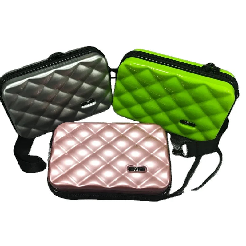 ABS Multi-Function Hand-Held  Cross-slung Portable Messenger Cosmetic Bag Wash Storage Bag