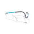 Hot Selling Fashionable Geometric Pattern Student Glasses Frames for Kids Soft Silicone Anti-Blue Light Blocking for Boys Girls