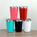 Wholesale Bulk New Products 8oz 12oz Stainless Steel Thermos Water Bottle Tumbler Shot Glass Cups Coffee Mug Wine Glasses Gift