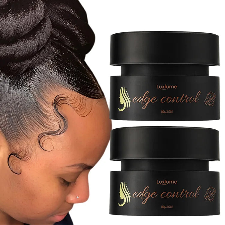 Luxfume Wholesale Super Strong Hold Fast Dry Add Shine Edge Control for 4c Black Hair MegaBDM