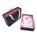 Custom Eco-Friendly Satin Lining Sliding Drawer Clothes Gift Packaging Box Handle UV Coating Embossing Eco-Friendly Folders