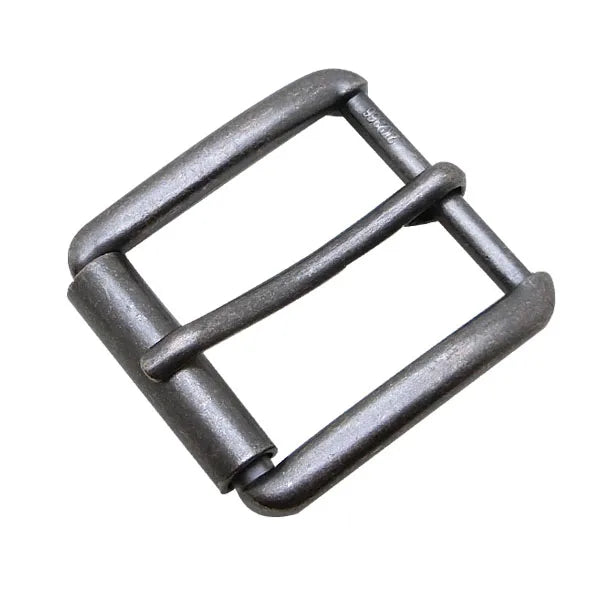 30MM Wholesale Antique Gunmetal Heavy Duty Roller Buckle Thick Bar Buckle for Business Leather Belt Zinc Alloy Roller Pin Buckle