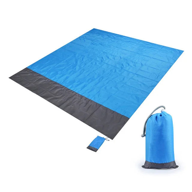 Portable Sand Proof Beach Mat Lightweight Waterproof Beach Blanket for Outdoor Camping