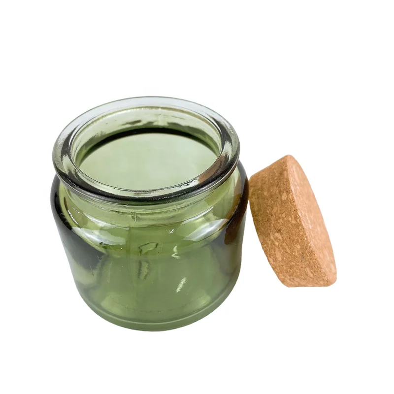 High Quality Luxury Glass Candle Jars for Candle Making Candle Container With Lids