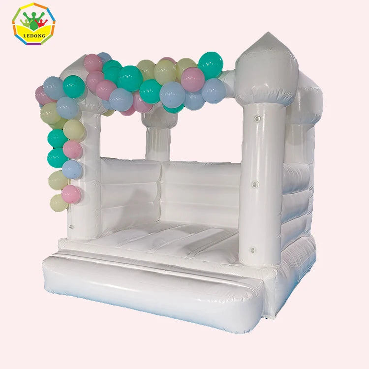 Commercial PVC Inflatable Bounce House 8ft/13ft Custom Color Kids Party Jumping Castle Outdoor Wedding Bouncer Event