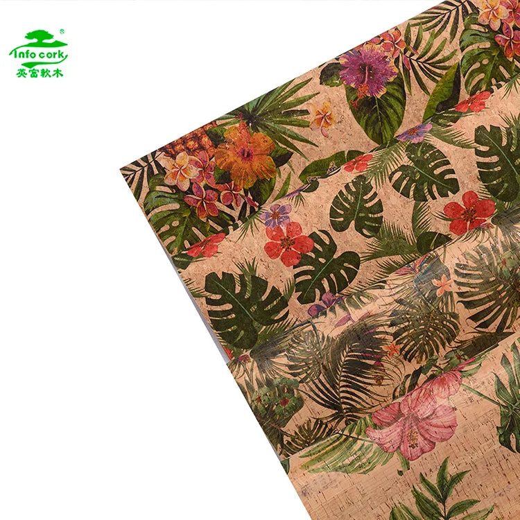 INFOCORK Factory Direct Real Cork Fabric Wholesale Cork Synthetic Leather (Genuine Cork Material)