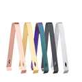 Multicolor Stainless Steel Ice Tongs Serrated Edge Sugar Cube Tongs Mini Serving Clip for Bar Wedding Candy Buffet