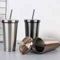Travel 500ml Outdoor Mugs Stainless Steel Thermos Drinking Baby Water Bottles Water Coffee Mugs Tumbler Cups Wholesale Bulk