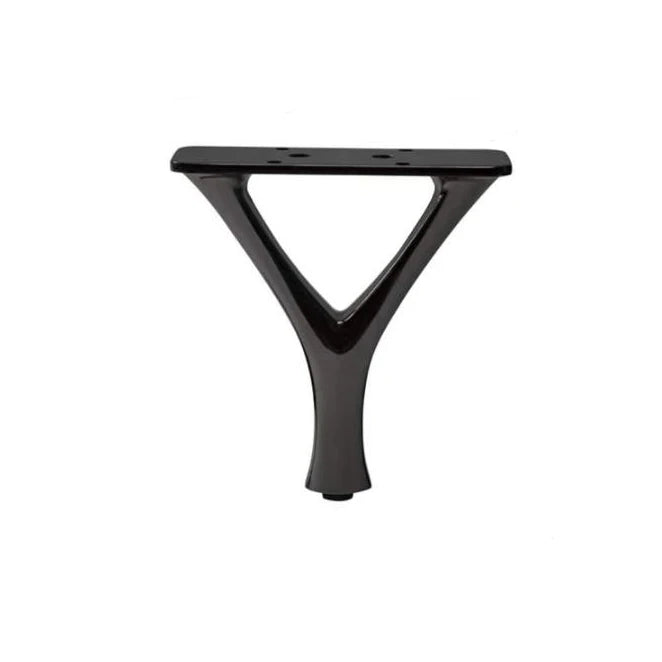 New Arrival Black Plating Metal Legs Durable Anti-rust Sofa Bench Cabinet Legs Contemporary Furniture Legs
