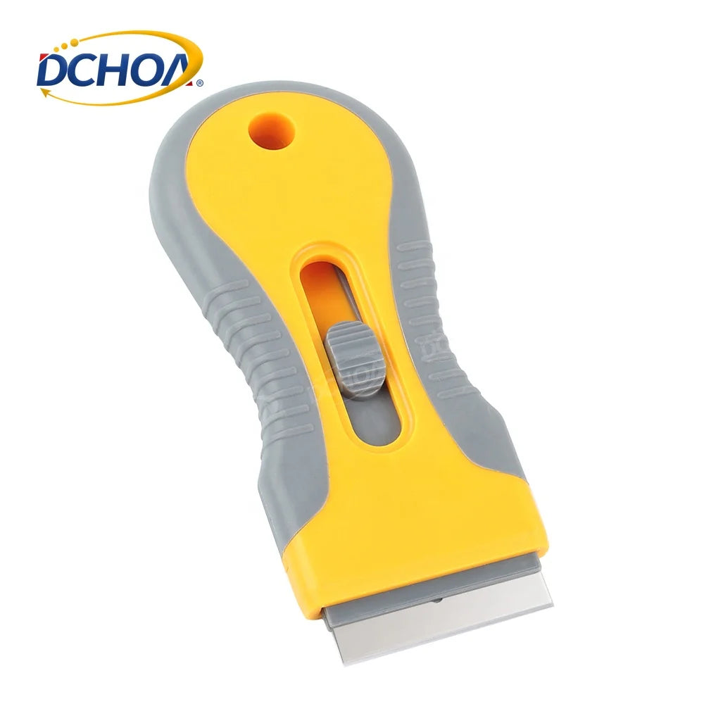 Customizable DIY Grade Retractable Knife Sticker Remover Window Scraper Glass Scraper with OEM Support