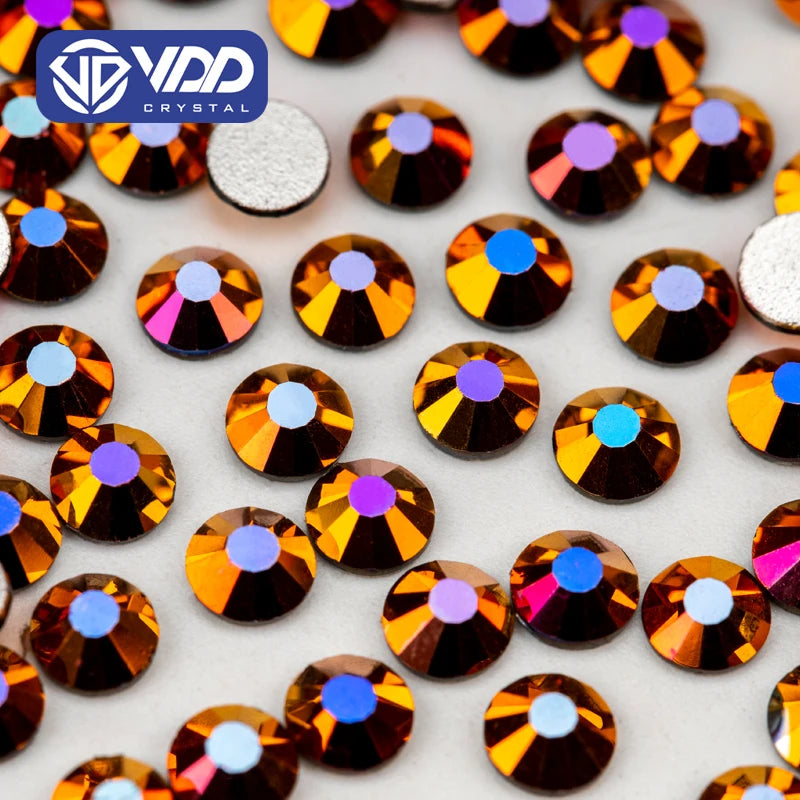 VDD 164 Magic Sun SS4-SS30 Glass Rhinestones Crystal Flatback Strass Diamond Glitter Stones for DIY Nail Art Crafts Decorations