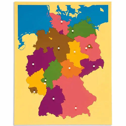 Montessori Puzzle Educational Toys Wooden Jigsaw Puzzle World Map Montessori German Wooden Map montessori toys