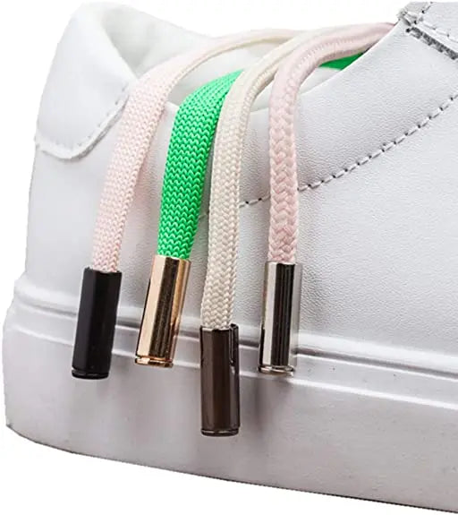 Custom Logo Durable Nickel-Free Brass Aglets for Shoelaces and Hoodie Pull Rope with Tip