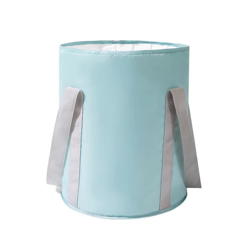 Collapsible Foot Bath Basin with Handle Travel Foot Basin Folding Foot Bath Spa Tub Bucket for Soaking Feet