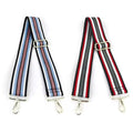 Meetee B-S1136 5cm Color Matte Stripe Crossbody Webbing Widened Adjustable Bag Shoulder Strap