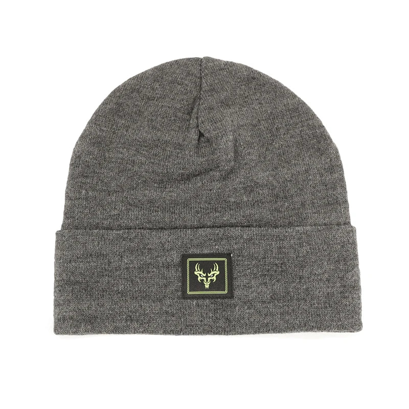 Customise Fashion Woven Label Logo Soft Warm Men Women Beanies Winter Tuque Sports Knit Hat
