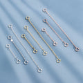 Wholesale 925 Sterling Silver Accessory Double Clasps Bracelet Extension Chain Necklace Extension Chain