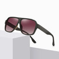 New Designer Large Square Sunglasses Plastic UV400 Outdoor Sunglasses Polarized Custom Logo for Men 2024