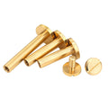 Factory Manufacture Round Head Book Screw Binding Copper Brass Chicago Screw