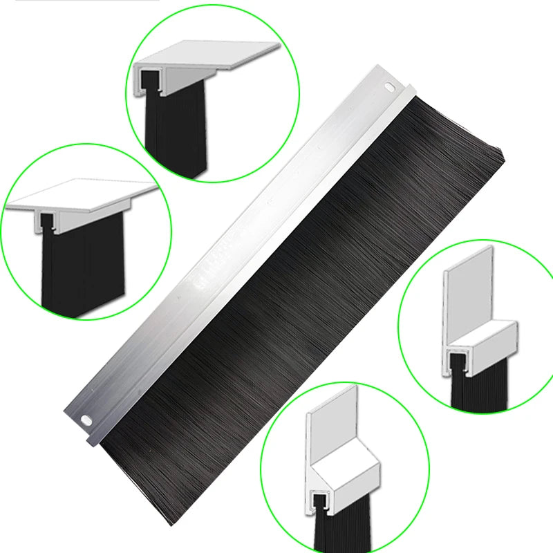 Nylon Strip Brush Aluminum Profile Brush Door Bottom Brush