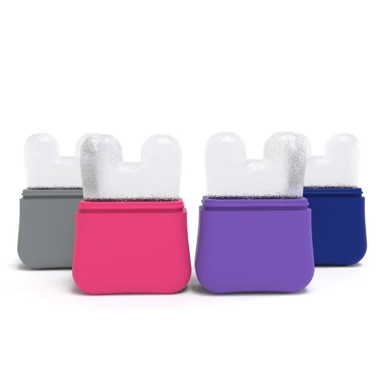 Silicone Ice Roller Skin Massager for Eye Puffiness Relief Facial Ice Mold Skin Brightness Glow With Attractiveness