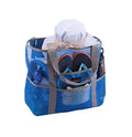 Summer Mesh Beach Bag and Lightweight Tote Bag for Toys & Vacation Essentials