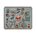 Ins Ethnic Wind Picnic Cloth Waterproof Outdoor Lightweight Camping Gear Supplies Tapestry Blanket Four Seasons Anti Dust Mite