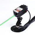 High Power 520nm Focusable 12V Green Dot Laser Module with Cooling Fan 80mW 135mW 300mW 600mW 800mW 1W (with Adapter & Bracket)