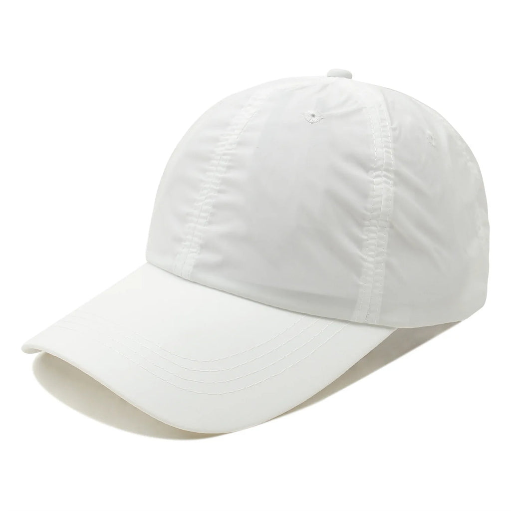 Spring Summer Outdoor Sports Baseball Cap Quick Drying Breathable Adjustable Ponytail Custom logo Golf Hat