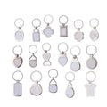 Custom DIY Keyring Keychain Blank Sublimation Metal Keychain Key Holder Personalized Keychains