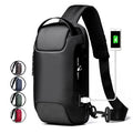 Men Anti-theft Cross-body Bag Waterproof Oxford Cloth Sports Men's Chest Bag USB