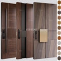 Australia Villa Outdoor Doors Timber Entrance Security  Doors for House Wooden Pivot Exterior Front Door