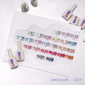 24 Colors Series Set Cat Eye Gel Super Flash Summer Starburst Amphibole Ice Slushy Solid Cat Eye Nail Gel Polish