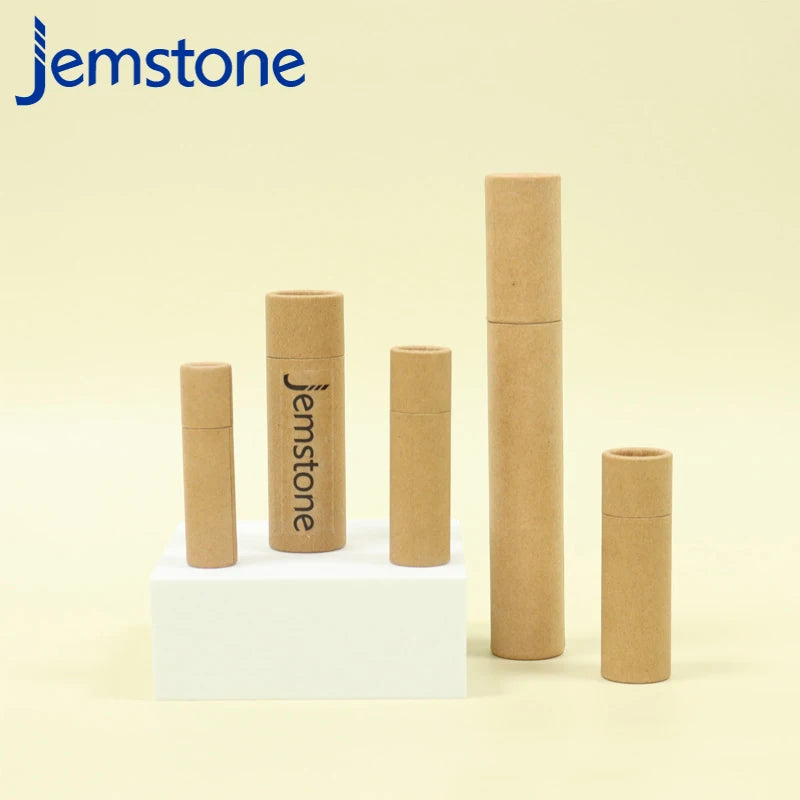 Biodegradable Kraft Cylinder Tube 1Oz Cardboard Container Diy Push up Paper Tube Packaging