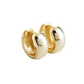 6.2MM Width 10mm Diameter Wholesale Fine Jewelry Earrings Women 925 Sterling Silver Cartilage Huggie Hinged Wide Hoop Earrings